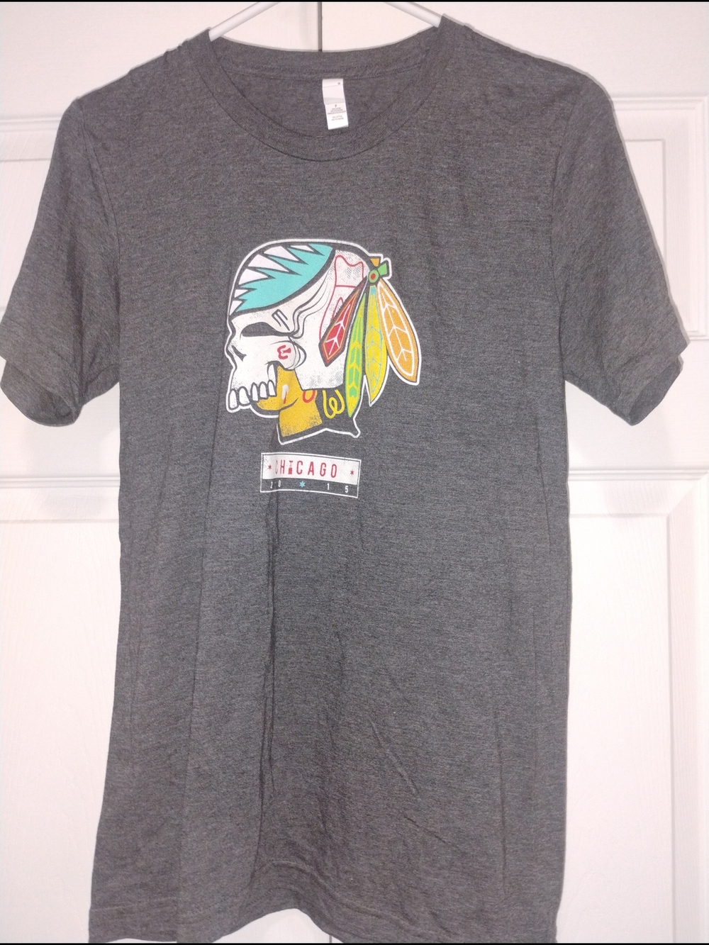 Women's size small Chicago Blackhawks shirt New old stock 2015